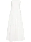 Reformation Astoria strapless midi dress - White