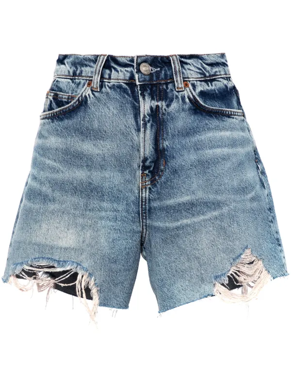 Acid wash jean shorts online