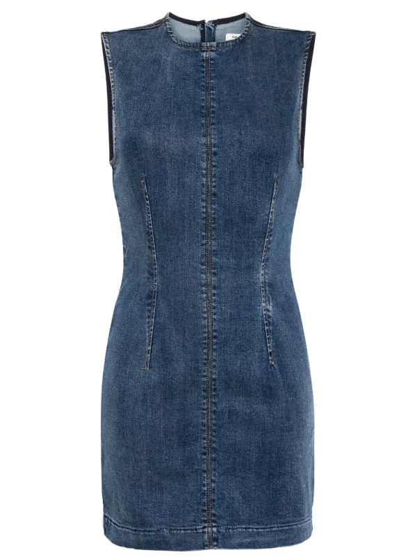 Reformation Kendi Denim Mini Dress Blue FARFETCH IL