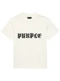 Purple Brand Gothic Wordmark Tee 'White' ""White""