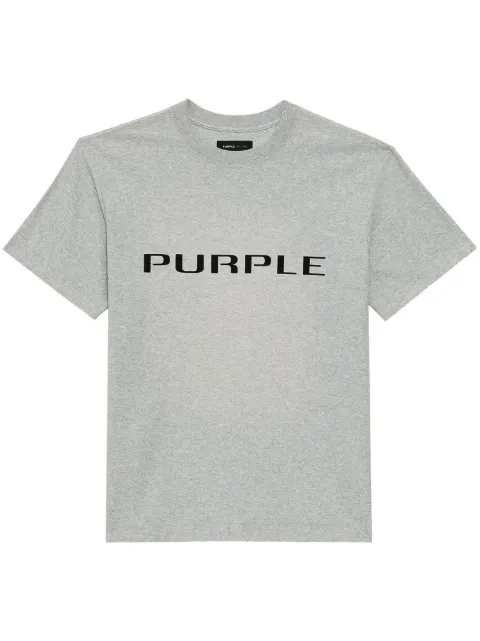 Purple Brand Wordmark "Grey" T-shirt