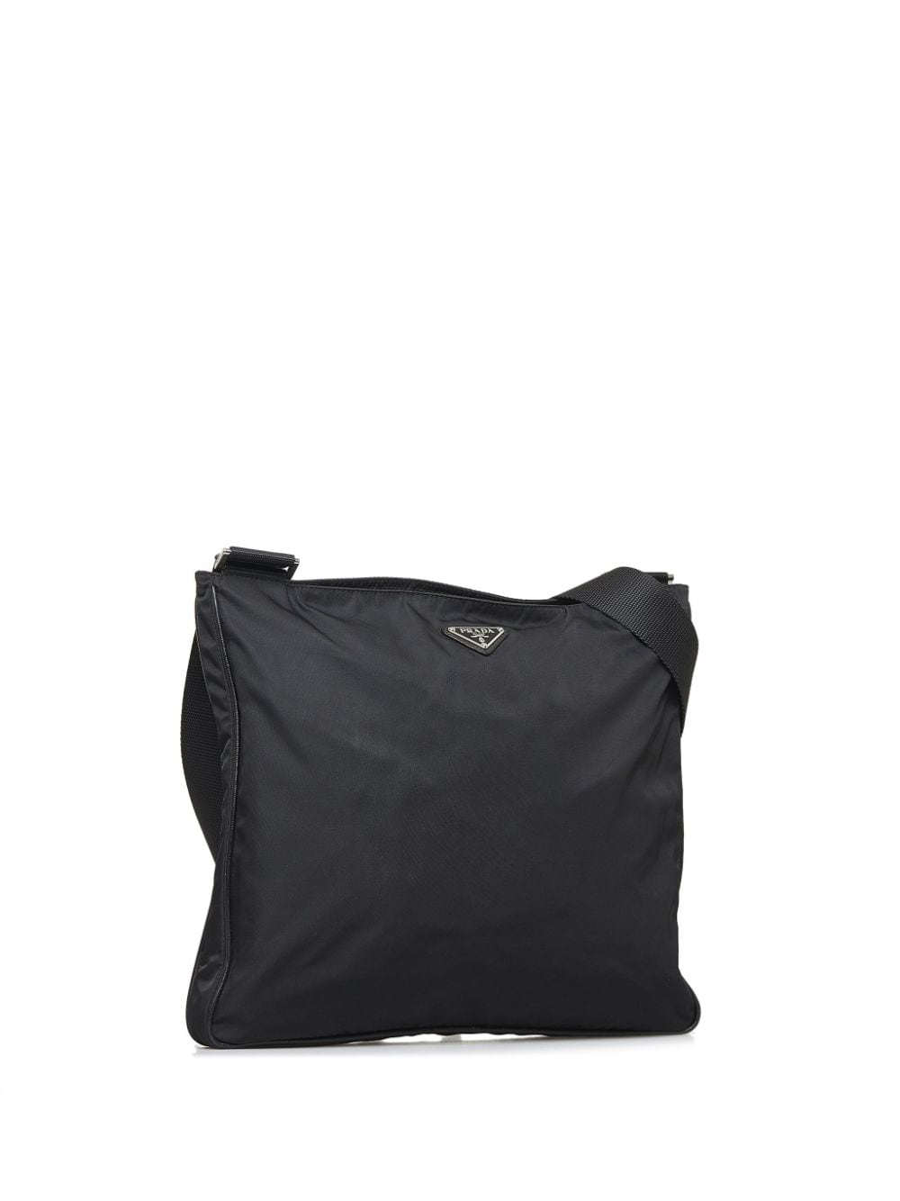 Pre-owned Prada 2013-2022   Tessuto Crossbody Bag In Black