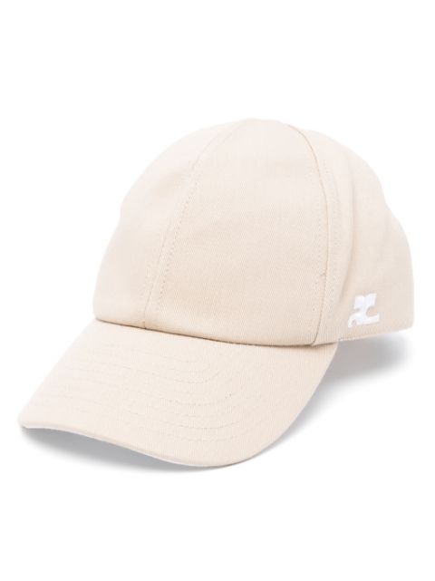 Courrèges twill-weave cotton cap