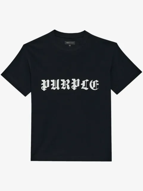 Purple Brand playera Gothic Wordmark