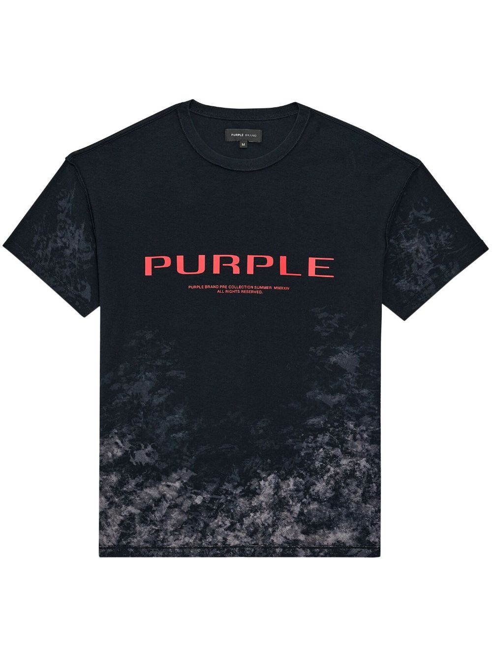 Purple Brand Pb Cotton T-shirt In Black