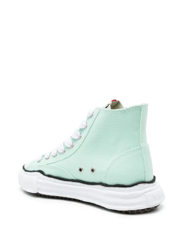 Maison MIHARA YASUHIRO Peterson cotton-canvas Sneakers | Green