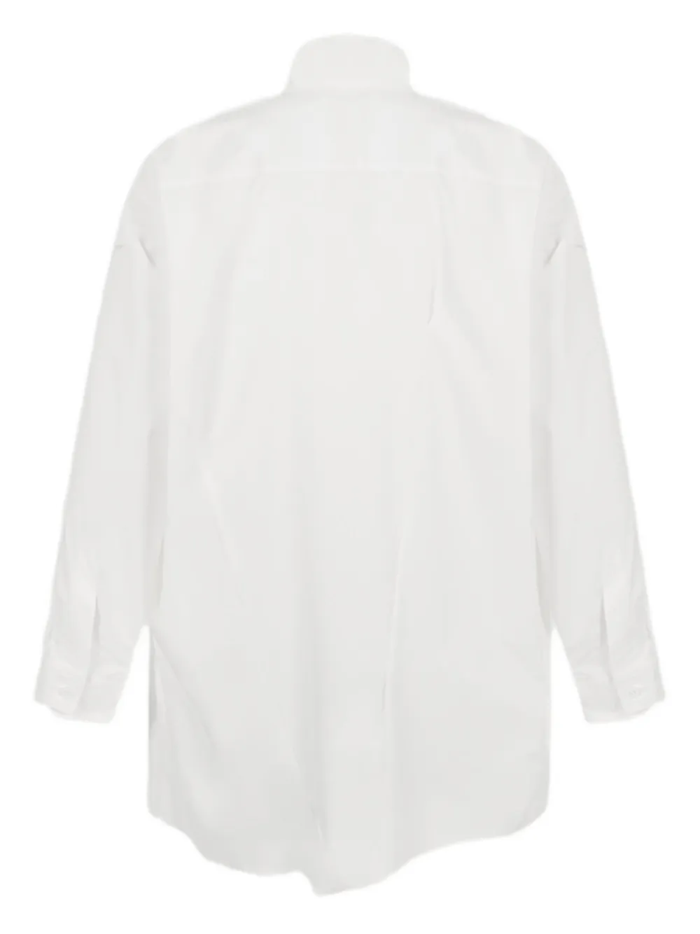 Sulvam Asymmetrisch overhemd met borstzak - Wit