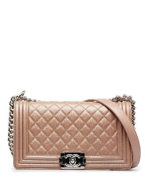 HOT SALE CHANEL 2011-2012 Medium Boy Flap crossbody bag Women