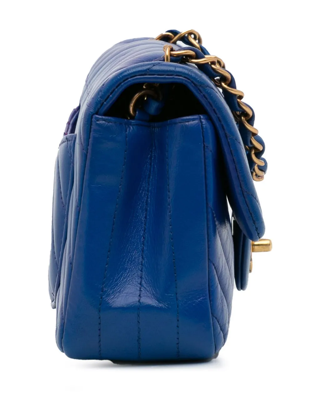 CHANEL PreOwned 20152016 PreOwned Chanel Mini Chevron Quilted