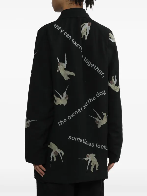 Yohji Yamamoto シングルジャケット | ブラック | FARFETCH JP