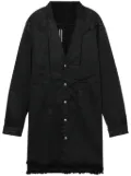 Rick Owens Jumbo coated-finish shirt - Black