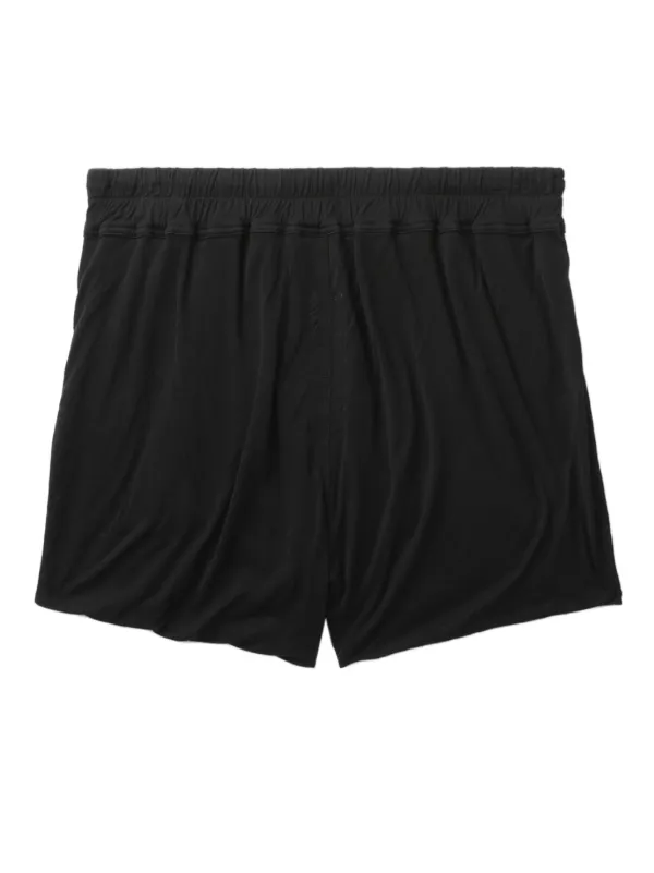 【関税込】Rick Owens ショートパンツ スリット ウエストバンド 関送込!RICK OWENS ボクサー リベット ショートパンツ (RICK