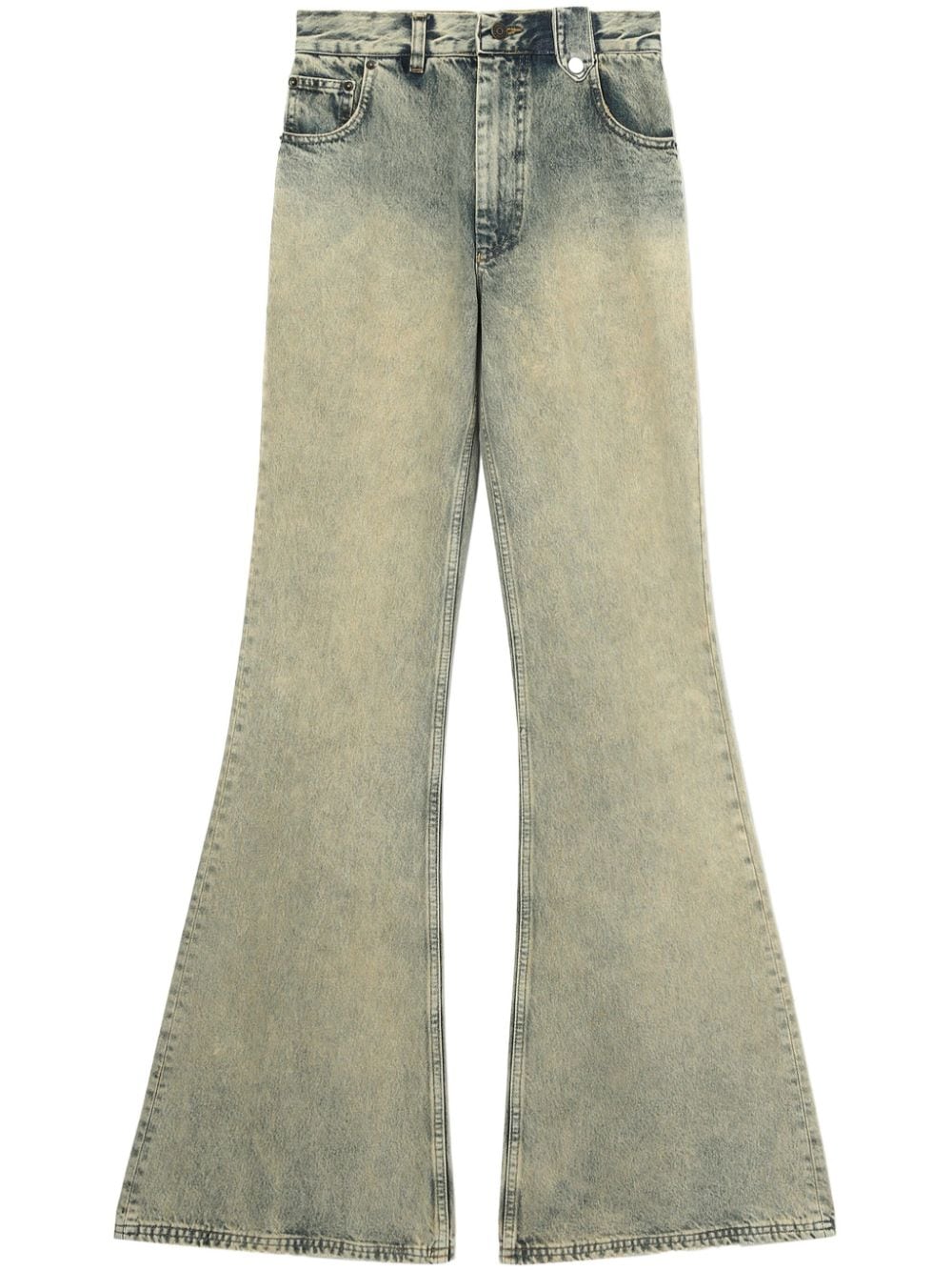 . stonewashed wide-leg jeans