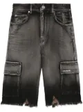 We11done gradient jorts - Black