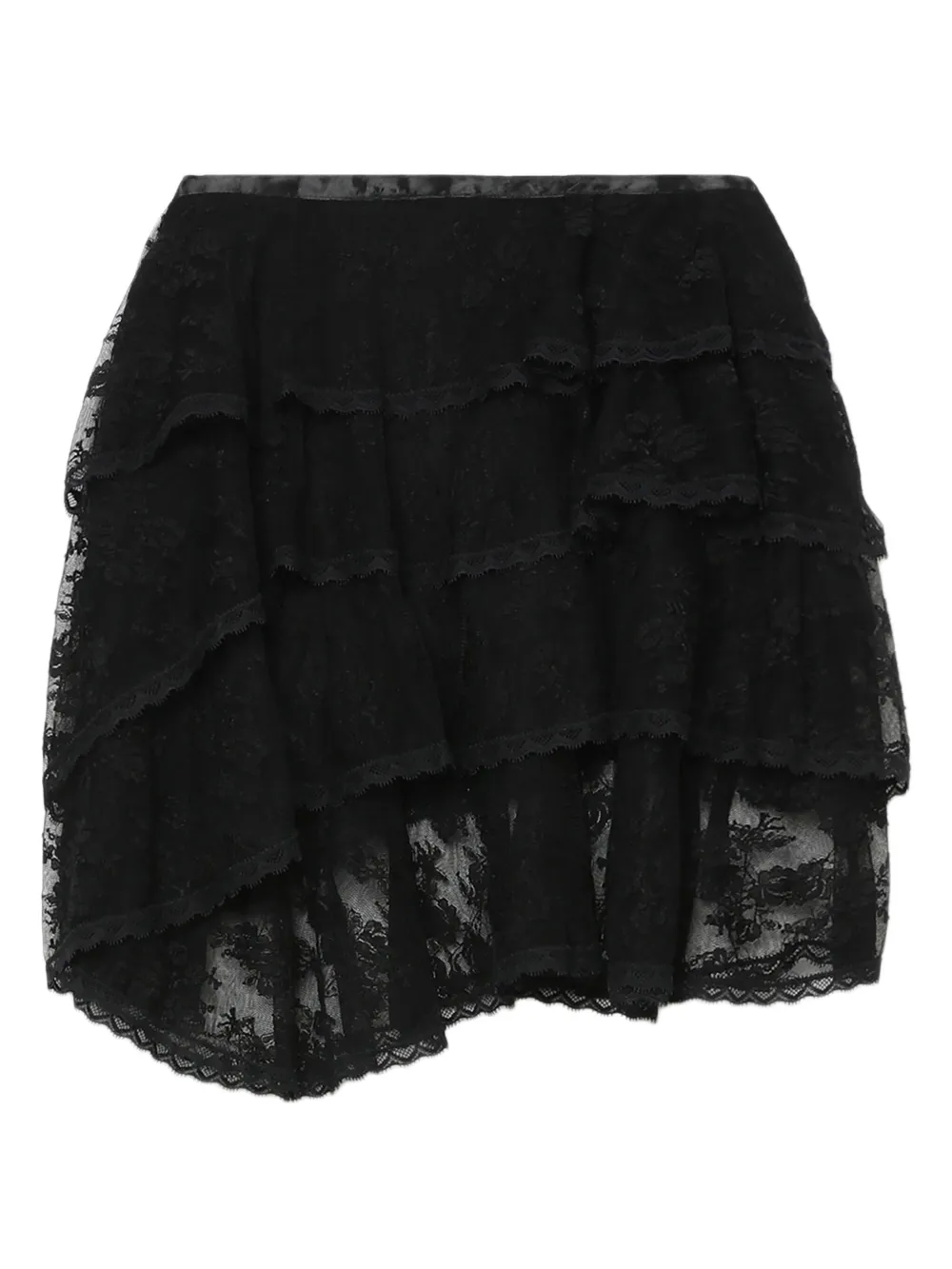 yuhan wang レーススカート YUHAN WANG LACE TRIMMED WALIKING SKIRT – GIGINA