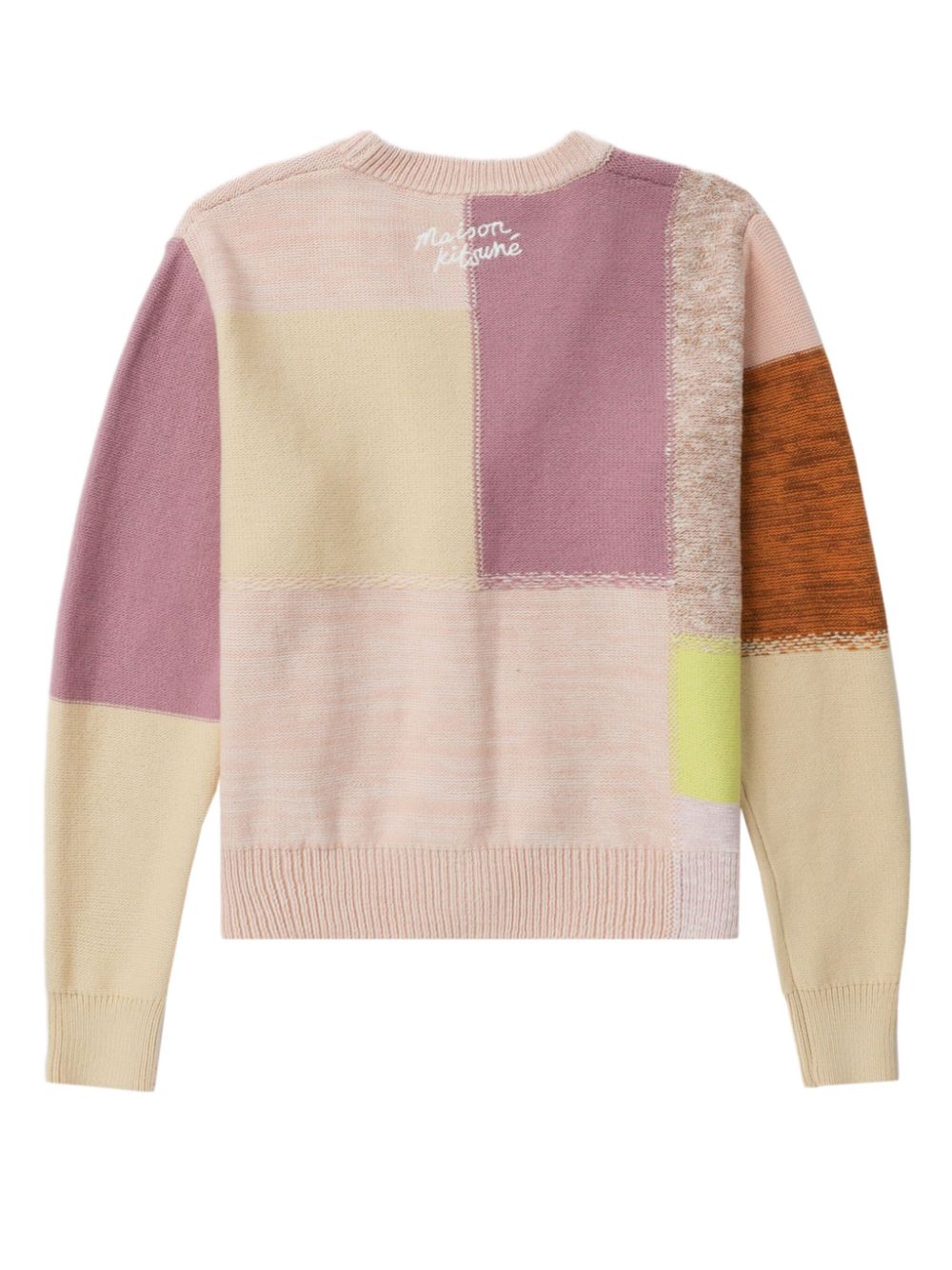 Maison Kitsune colour-block V-neck cardigan Women