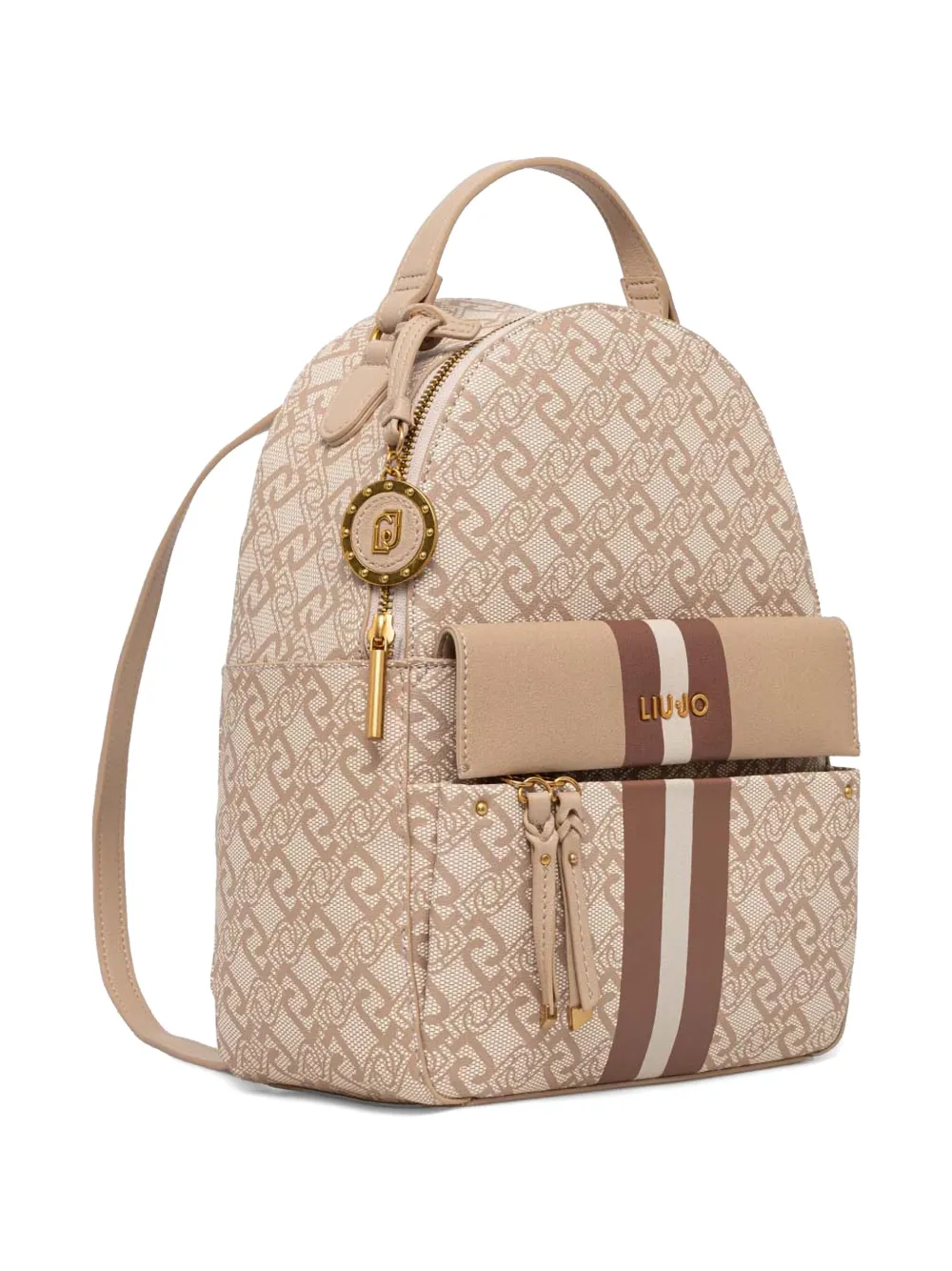 LIU JO Rugzak met monogram - Beige