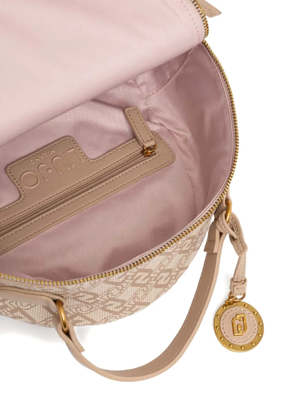 LIU JO Rugzak met monogram Beige