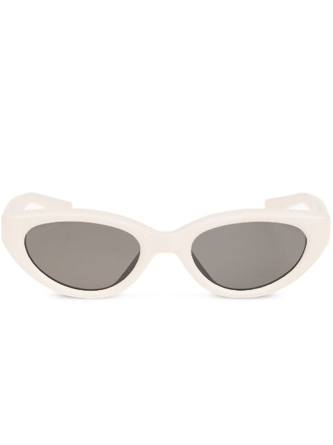 Maison Margiela x Gentle Monster MM108 Leather cat-eye sunglasses