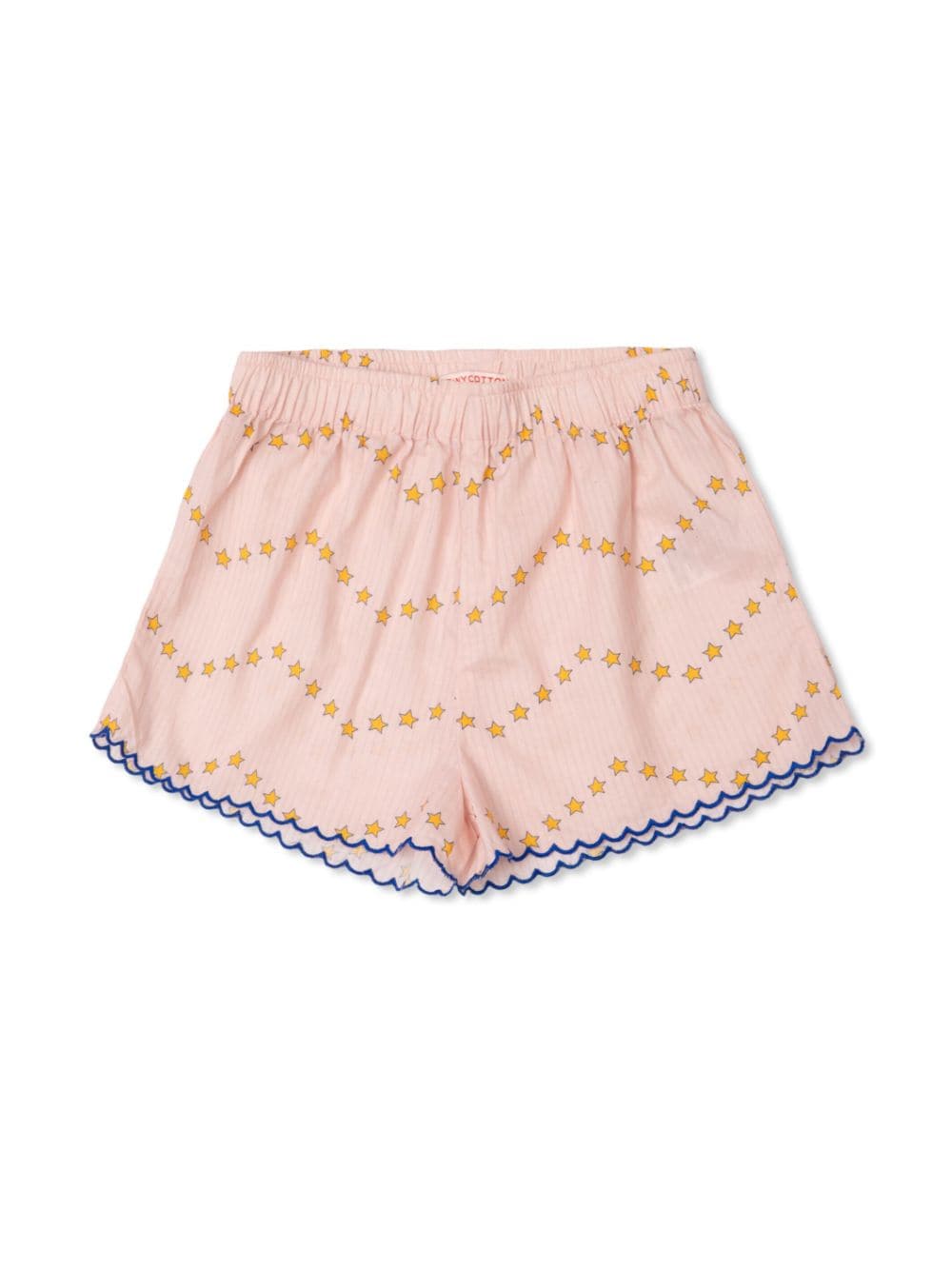 Tiny Cottons star-print cotton shorts - Rosa