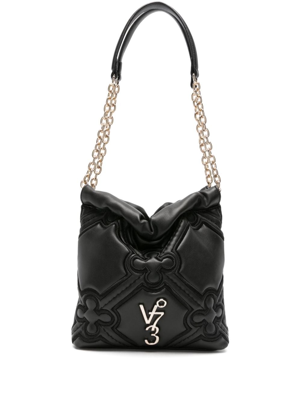 V73 Nyala Quilted Shoulder Bag In Black