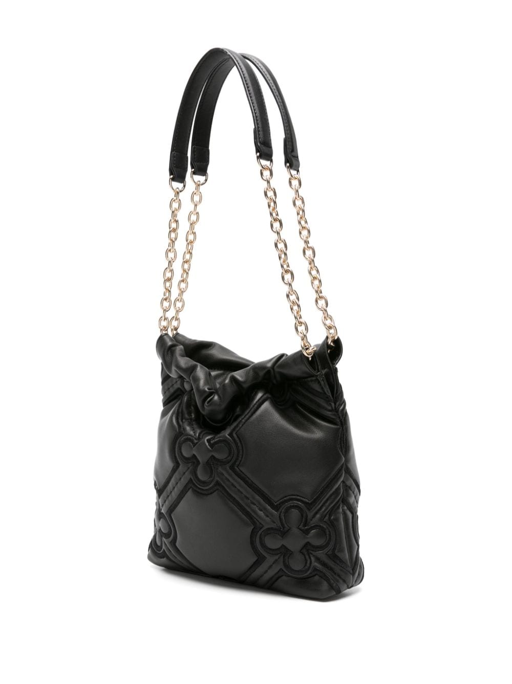 Shop V73 Nyala Quilted Shoulder Bag In Black