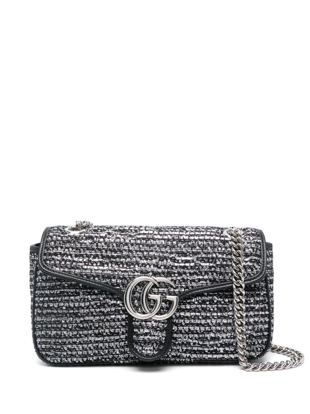 Gucci small GG Marmont shoulder bag - Black