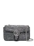 Gucci small GG Marmont shoulder bag - Black