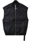 Rick Owens DRKSHDW Jumbo Flight zipped gilet - Black
