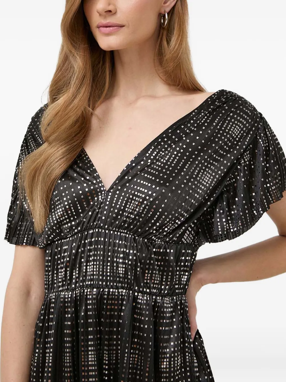 LIU JO Mini-jurk met V-hals Zwart