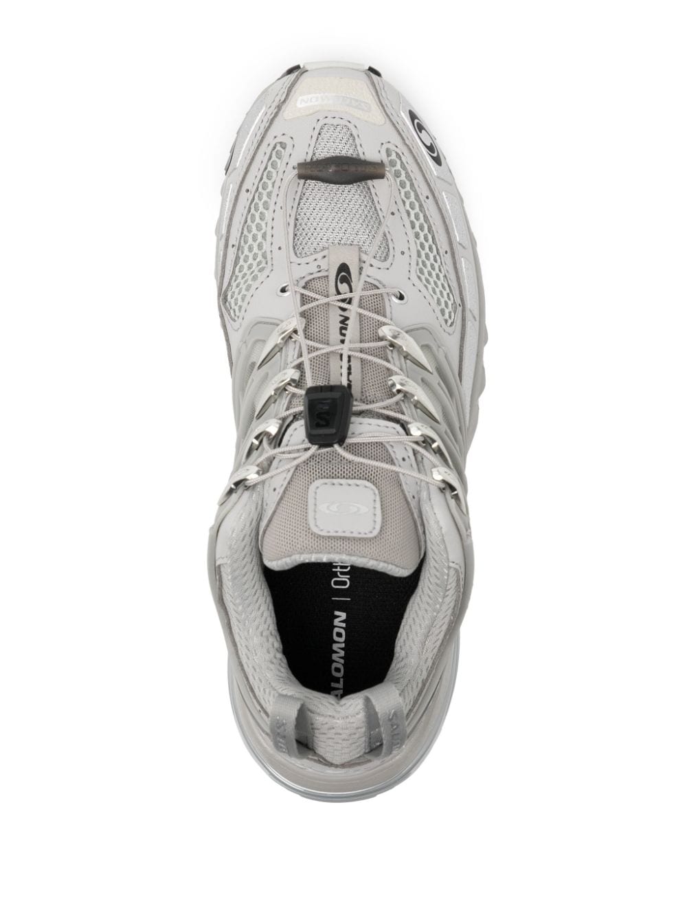 Shop Salomon Acs Pro Panelled Sneakers In Grau