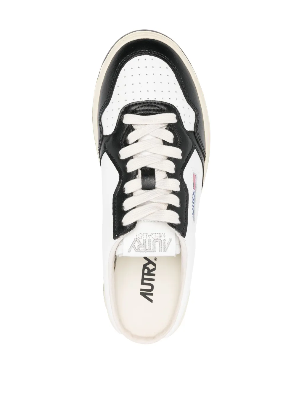 Shop Autry Medalist Mule Sneakers In White