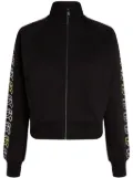 Karl Lagerfeld Ikon 2.0 zip-up sweatshirt - Black