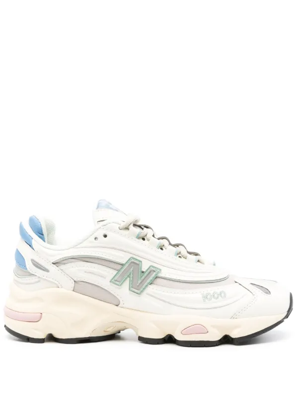 New Balance 1000 Contrasting Leather Snekaers Neutrals FARFETCH AE