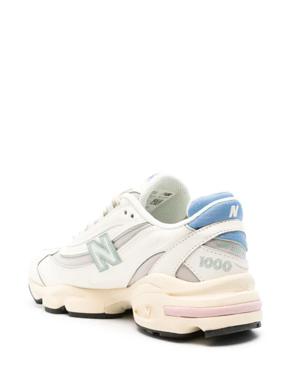 New Balance 1000 レザースニーカー | ニュートラル | FARFETCH JP