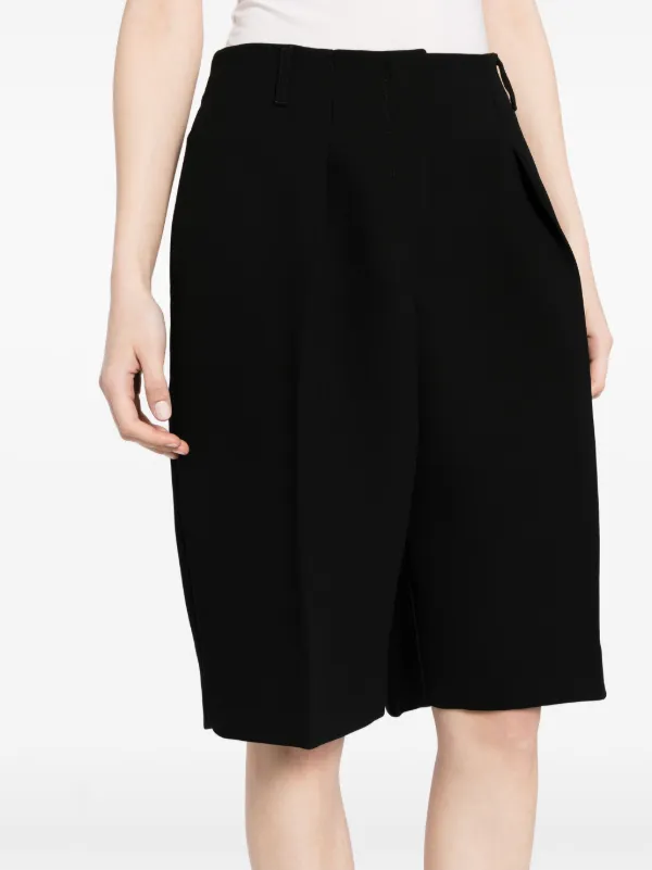 Jacquemus Ovalo プリーツ ショートパンツ | ブラック | FARFETCH JP
