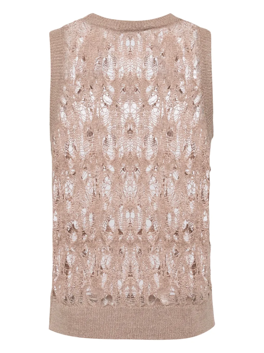 Taakk Top met ronde hals - Beige