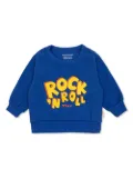 Tiny Cottons Rock 'N' Roll cotton sweatshirt - Blue