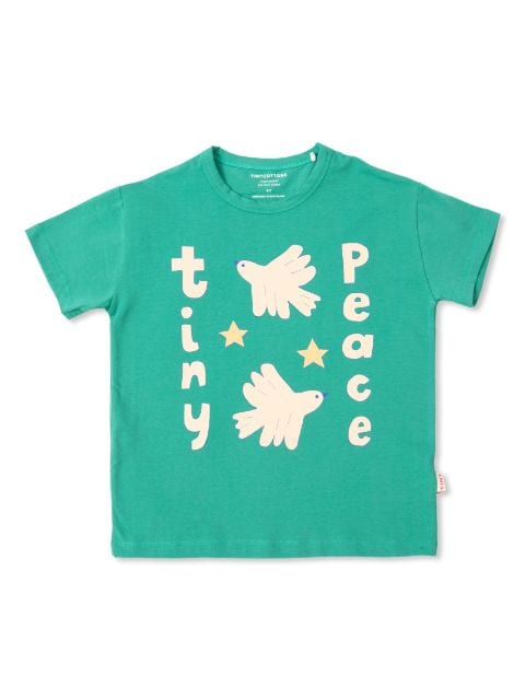 Tiny Cottons Tiny Peace cotton T-shirt