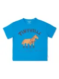 Tiny Cottons Festival cotton T-shirt - Blue