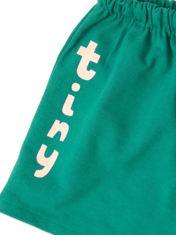 Tiny Cottons ストレッチコットン ショートパンツ | グリーン