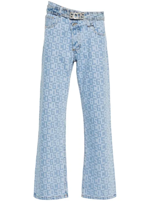 GCDS jeans con logo estampado