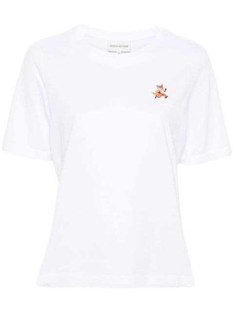 Maison Kitsuné Speedy Fox-appliqué T-shirt