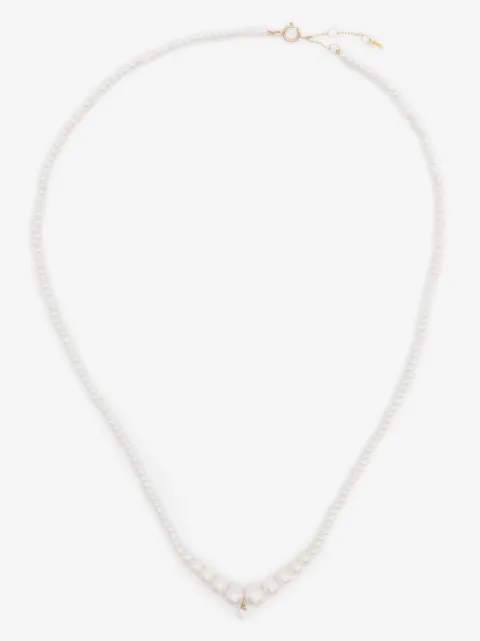 Persée 18kt yellow gold Aphrodite Gradient pearl necklace 