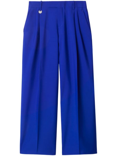 Burberry pleated wool wide-leg trousers Women