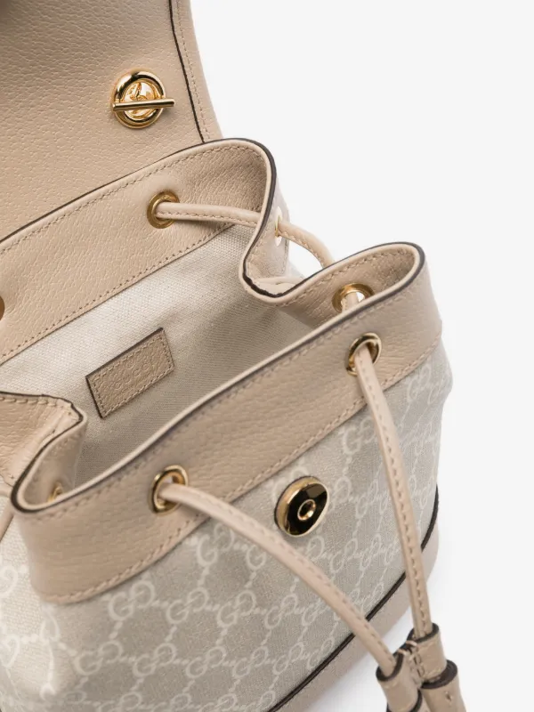 GUCCI Authentic Cream Leather Backpack GUCCI Authentic Cream Leather Backpack main image 3