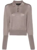 Simone Rocha embellished polo sweater - Neutrals