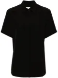 Matteau short-sleeve silk shirt - Black