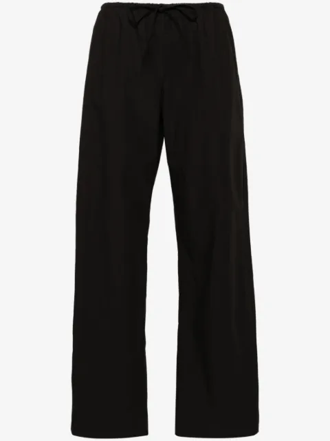 Matteau drawstring-waist organic cotton trousers