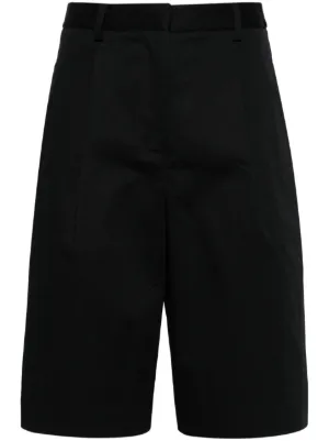 【関税込み】Matteau ブラック Long チノショートパンツ Matteau ウィメンズ ハーフパンツ通販 - FARFETCH